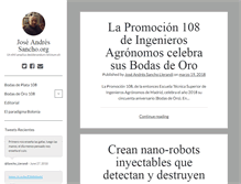 Tablet Screenshot of joseandressancho.org